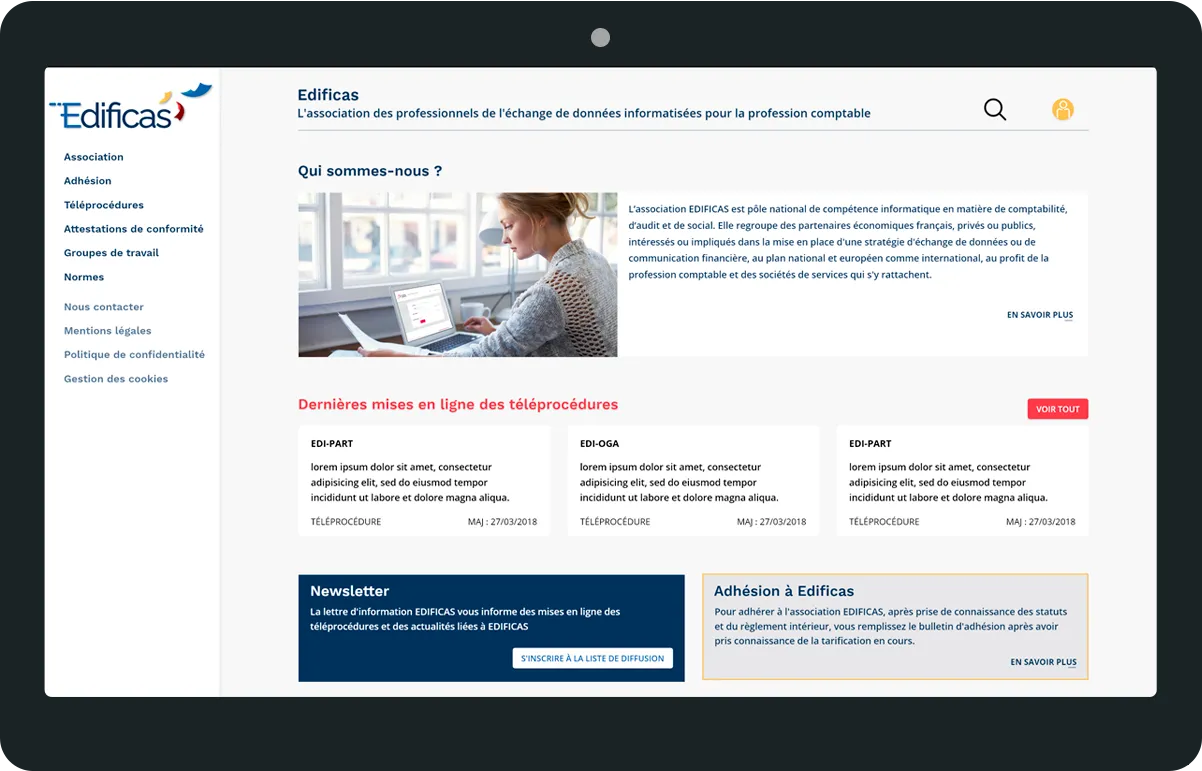 Exemple UI
